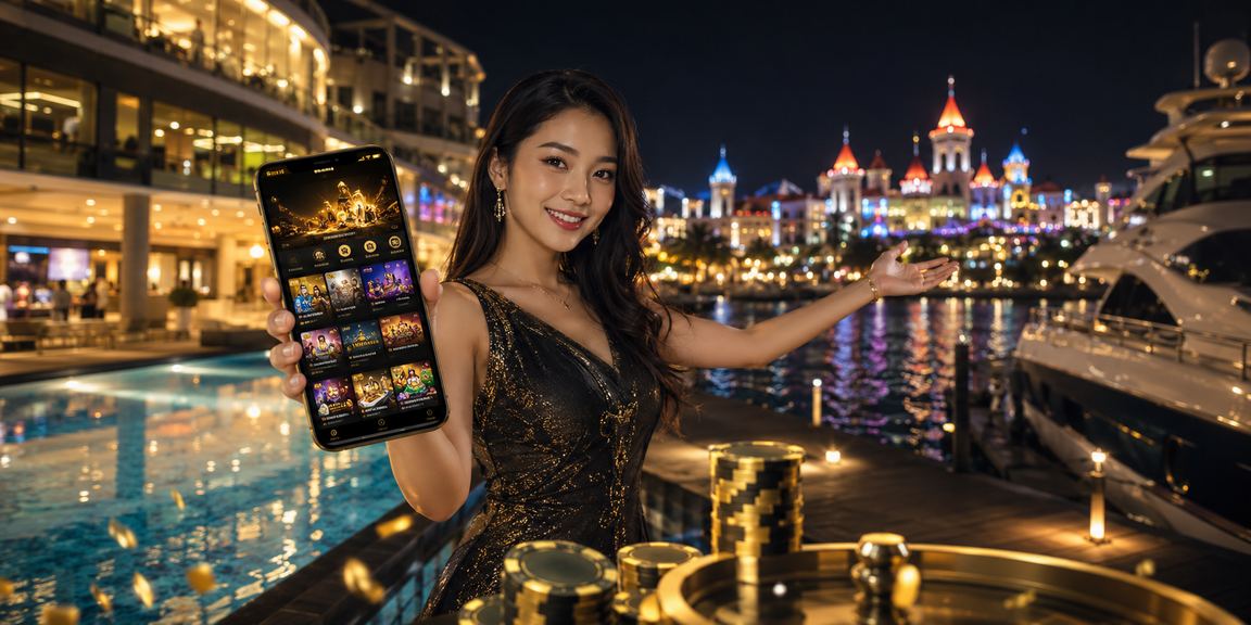 Pemain Malaysia bermain baccarat dalam talian menggunakan aplikasi kasino di telefon pintar